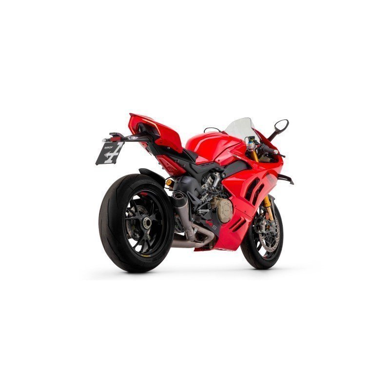 Silenciadores Works de Titanio (Dcho+Izdo) con conectores de acero DUCATI PANIGALE V4 '18/22