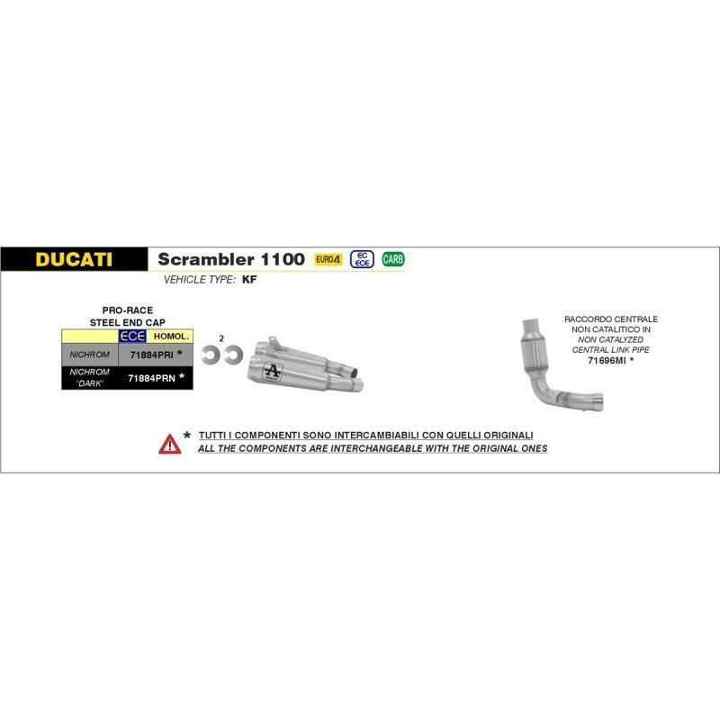Conector central DUCATI SCRAMBLER 1100 '18