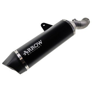 Silenciador Maxi Race-Tech aluminio negro BMW R 1200 GS'13 R 1250 GS 19/20