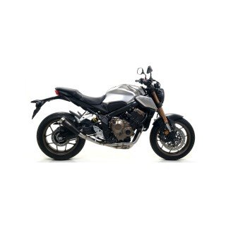 Silenciador Thunder aluminio negro HONDA CB 650R '19