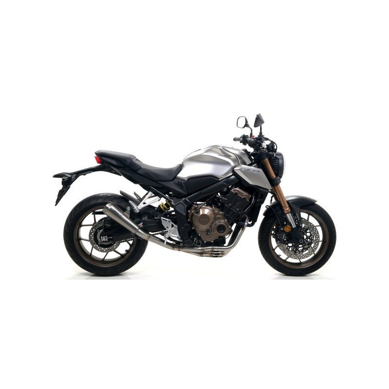 Silenciador Thunder aluminio negro HONDA CB 650R '19