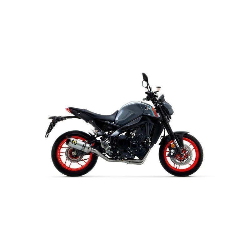 Silenciador WORKS nichrom negro YAMAHA MT-09 '21 (V.ALTA/BASSA)