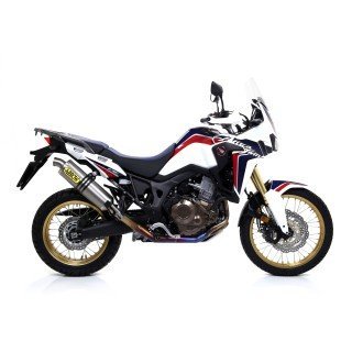 Silenciador Maxi Race-Tech aluminio negro HONDA CRF 1000L AFRICA TWIN '16