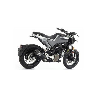 Silenciador Indy Race en Aluminio negro copa carbono HQ SVARTPILEN 125 '21