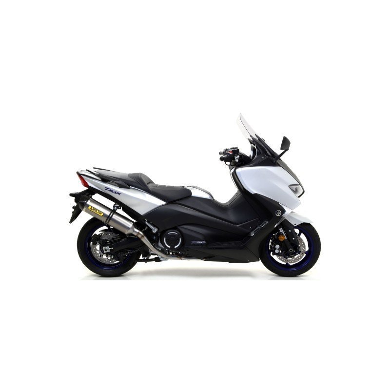 Kit completo con Silenciador Indy Race en Titanio negro YAMAHA T-MAX 530 '17/19 / T-MAX 560 '20/21