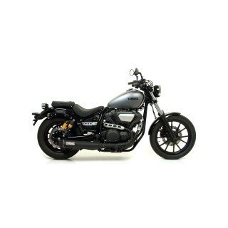 Kit Conector central y Silenciador Rebel copa aluminio YAMAHA XV 950R '14/16