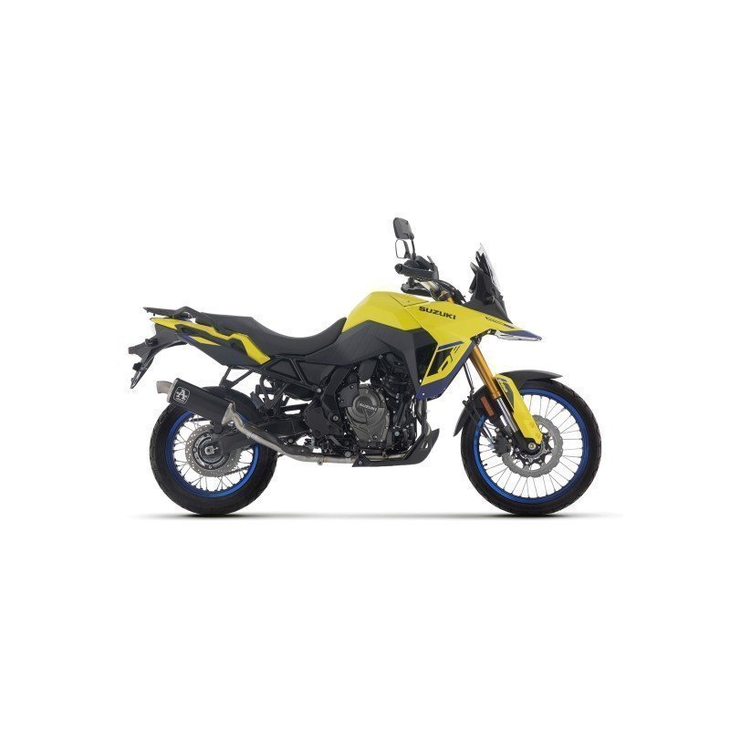 Silenciador Indy Race en Aluminio negro SUZUKI V-STROM 800DE 23
