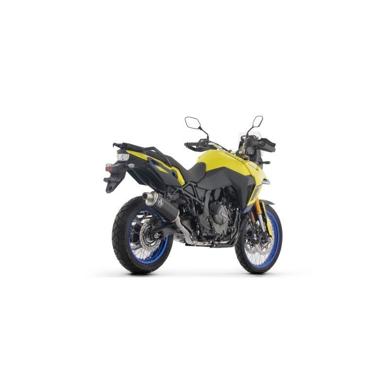 Silenciador Indy Race en Aluminio negro SUZUKI V-STROM 800DE 23