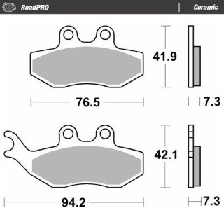 Pastillas freno RoadPro Ceramic · Motomaster