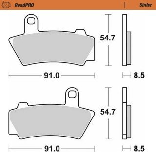 Pastillas freno RoadPro Sinter Front · Motomaster