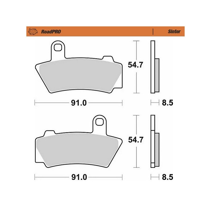 Pastillas freno RoadPro Sinter Front · Motomaster