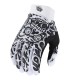 GUANTES AIR  SKULL DEMON BLANCO / NEGRO